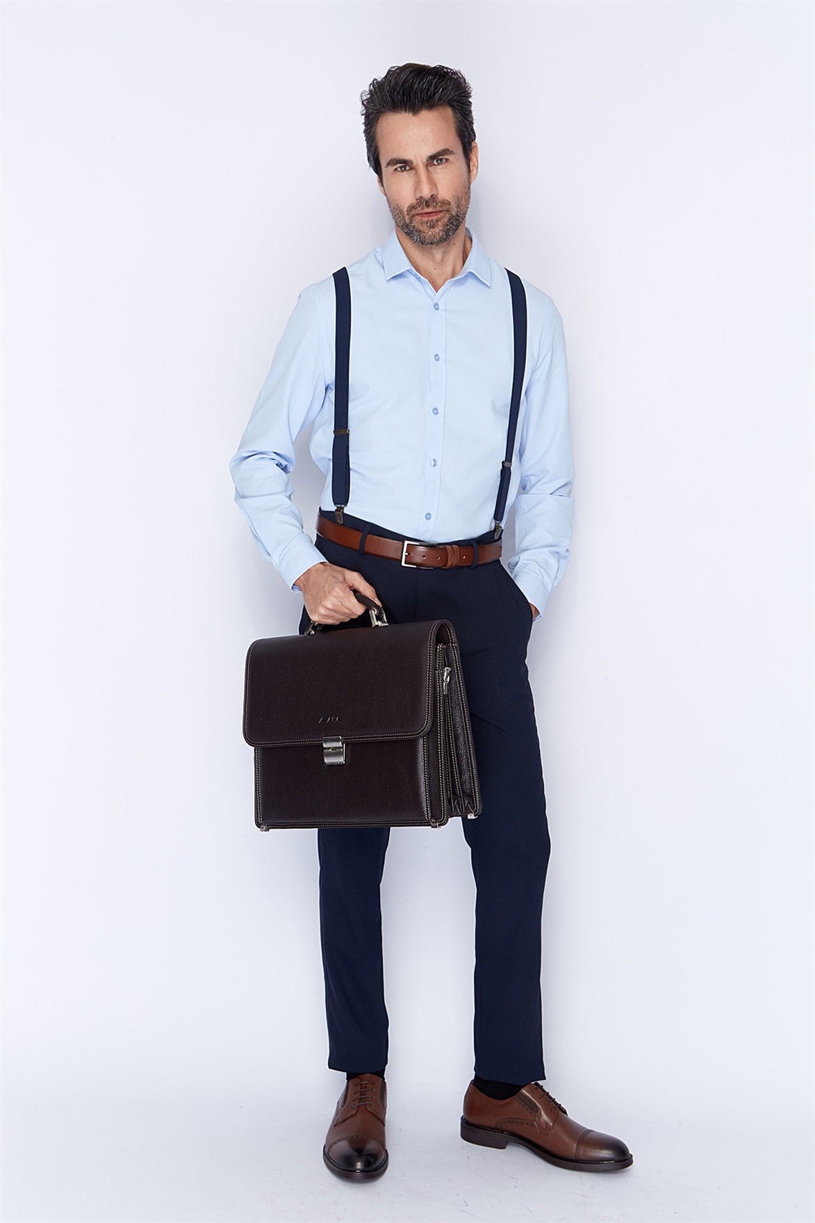 Genuine Leather Briefcase - 290 - 4