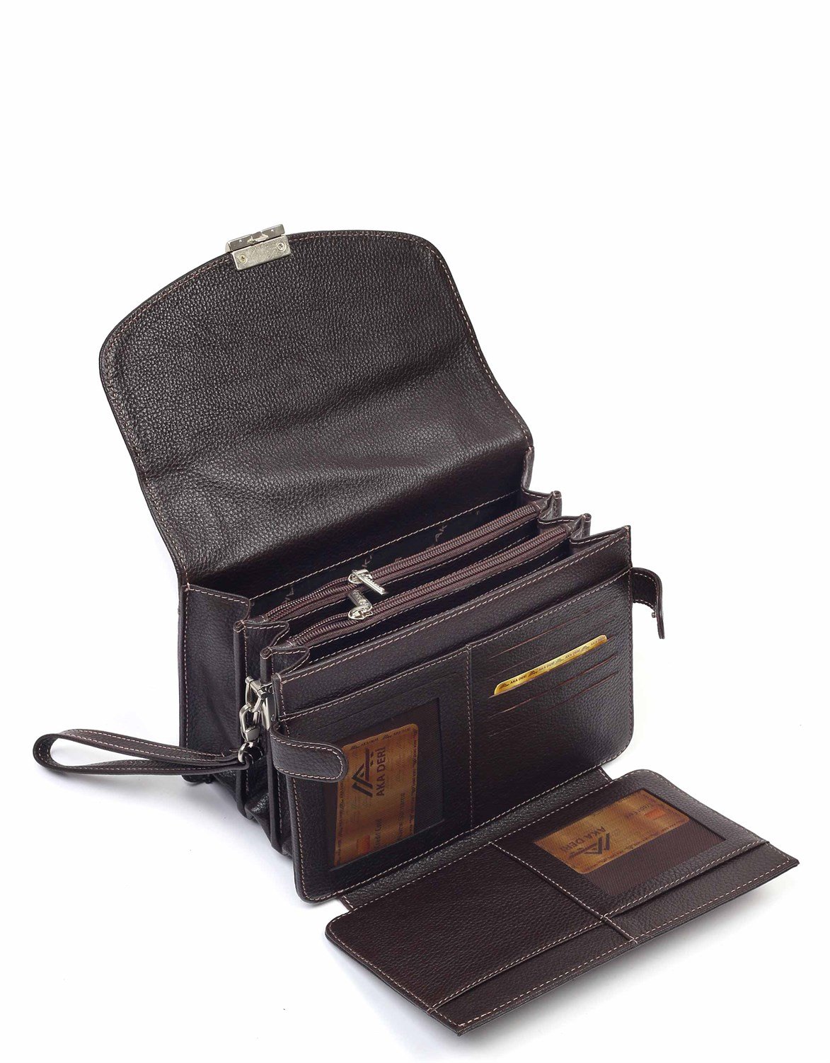 Floter Kahve - Deri Portföy Çantası 132