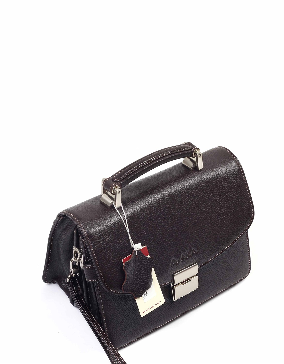 Floter Kahve - Deri Portföy Çantası 132