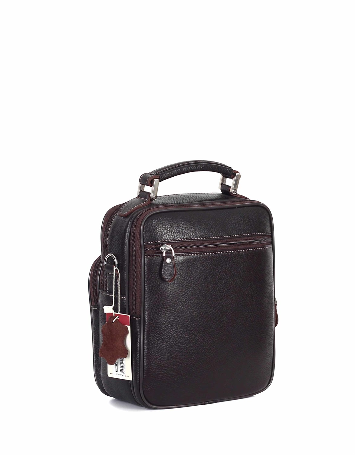 Genuine Leather Portfolio Bag - 306 - 4