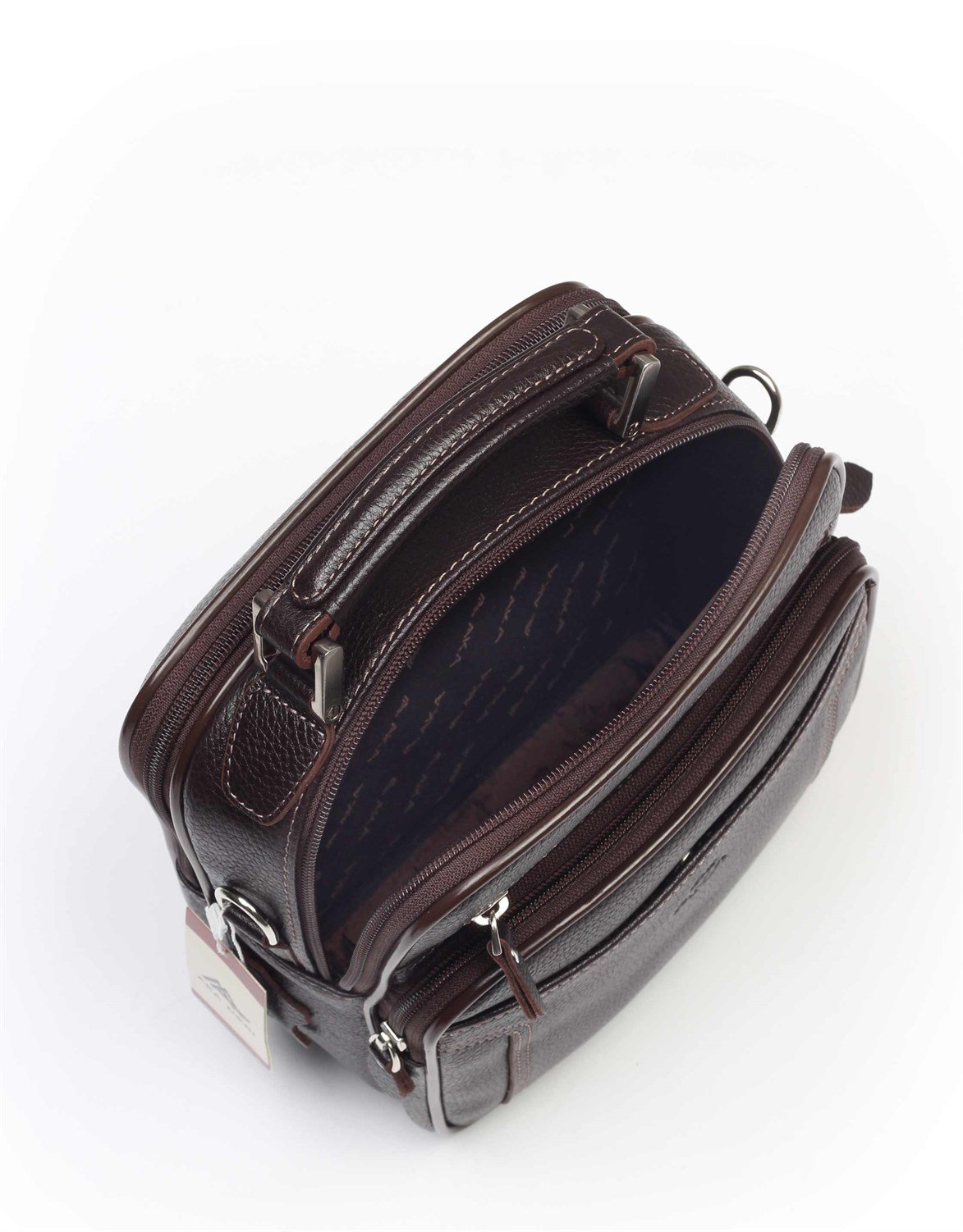 Genuine Leather Portfolio Bag - 306 - 4