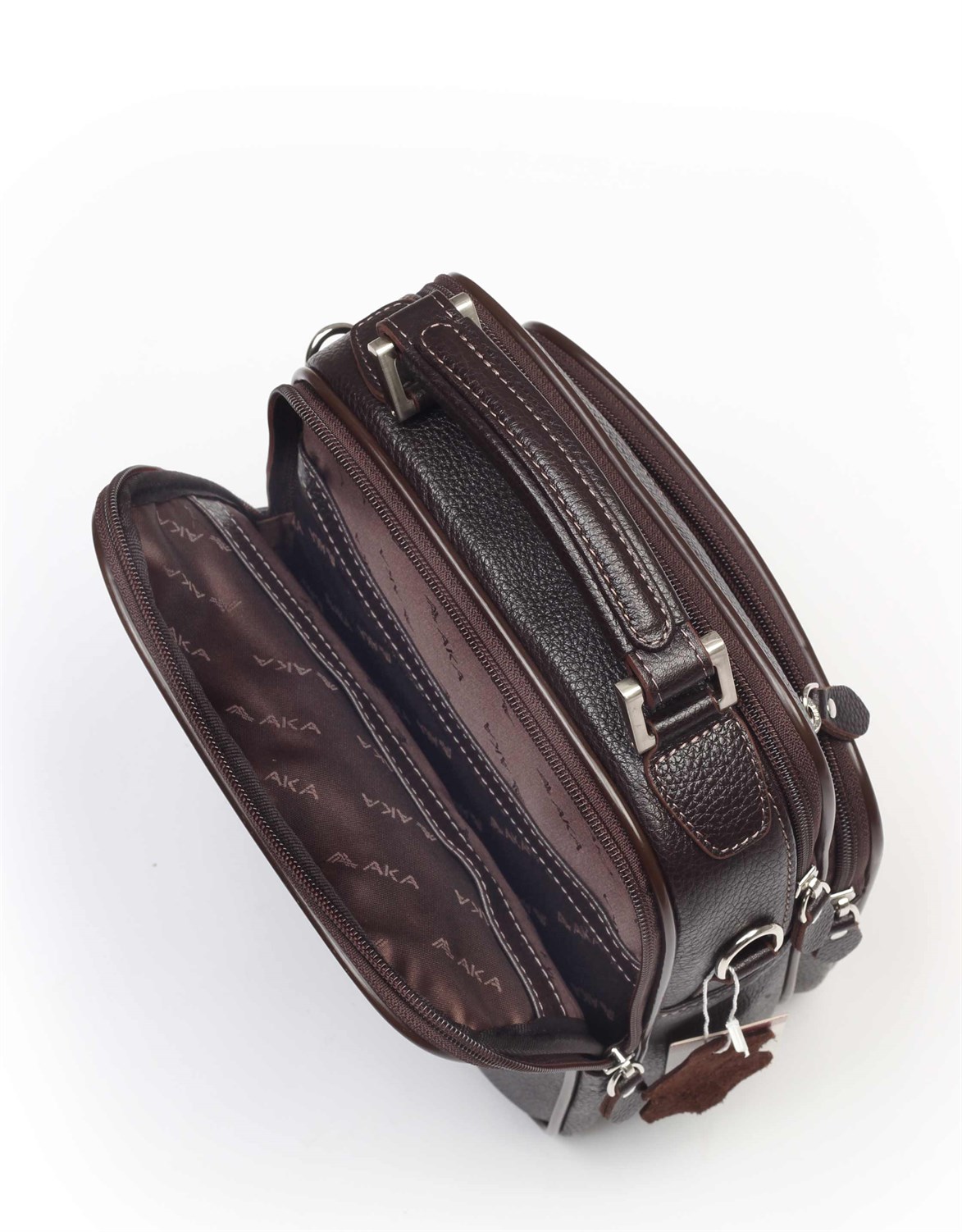 Genuine Leather Portfolio Bag - 306 - 4