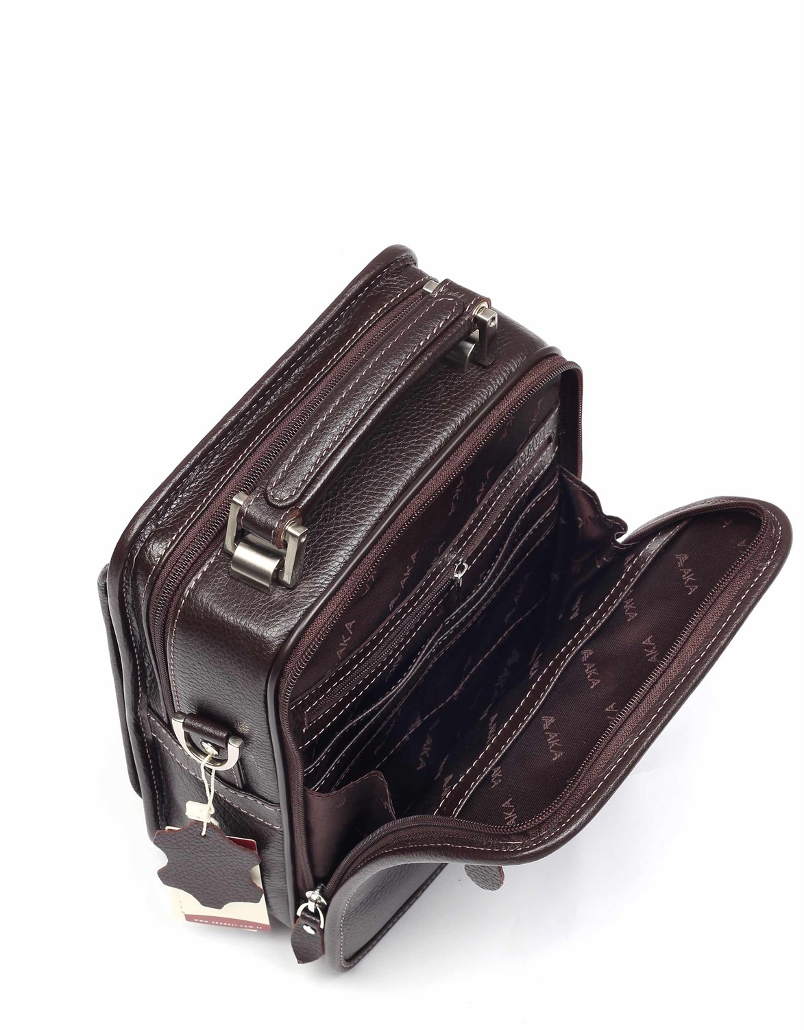 Floter Kahve - Deri Portföy Çantası 307