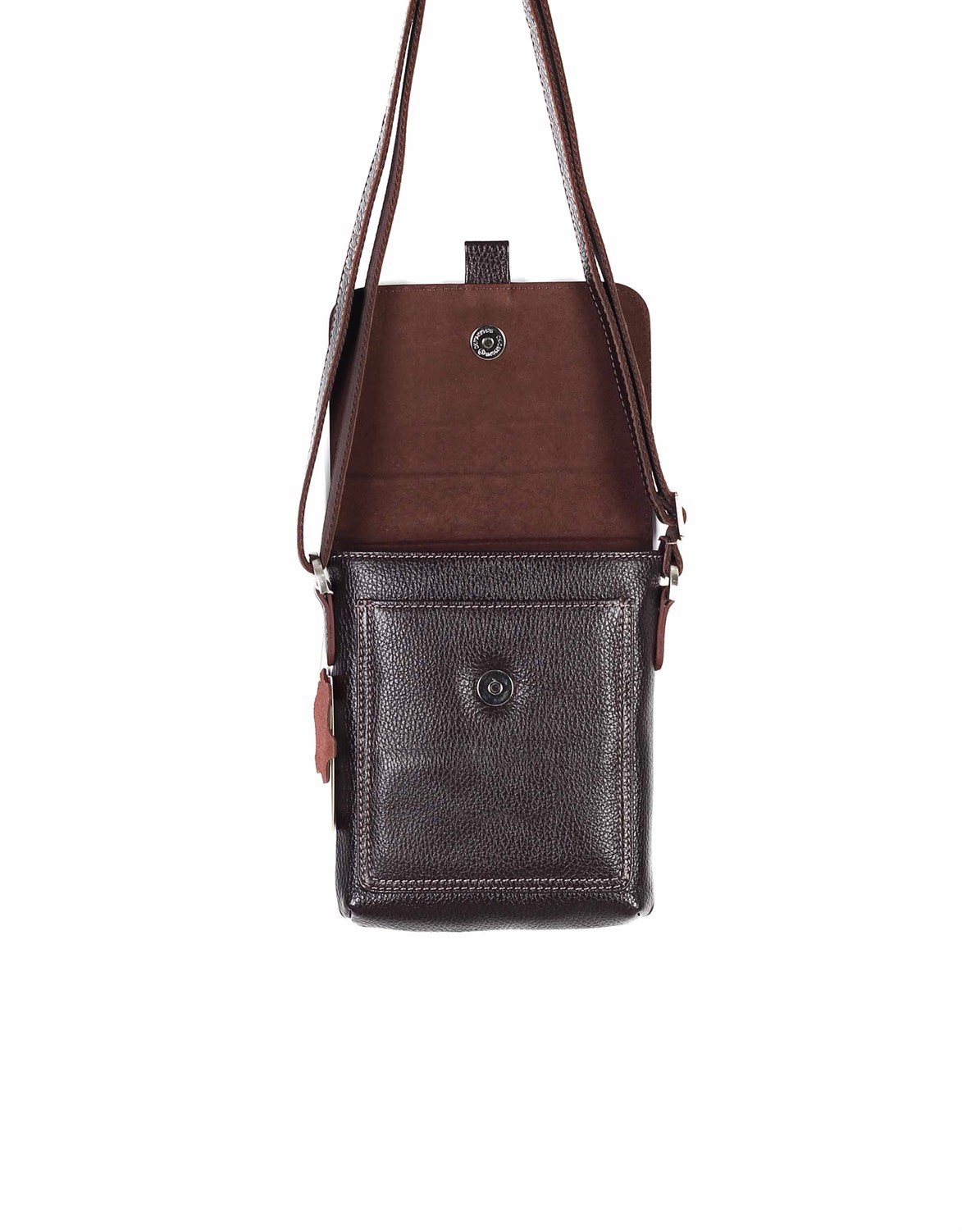 Genuine Leather Shoulder Bag - 321 - 4