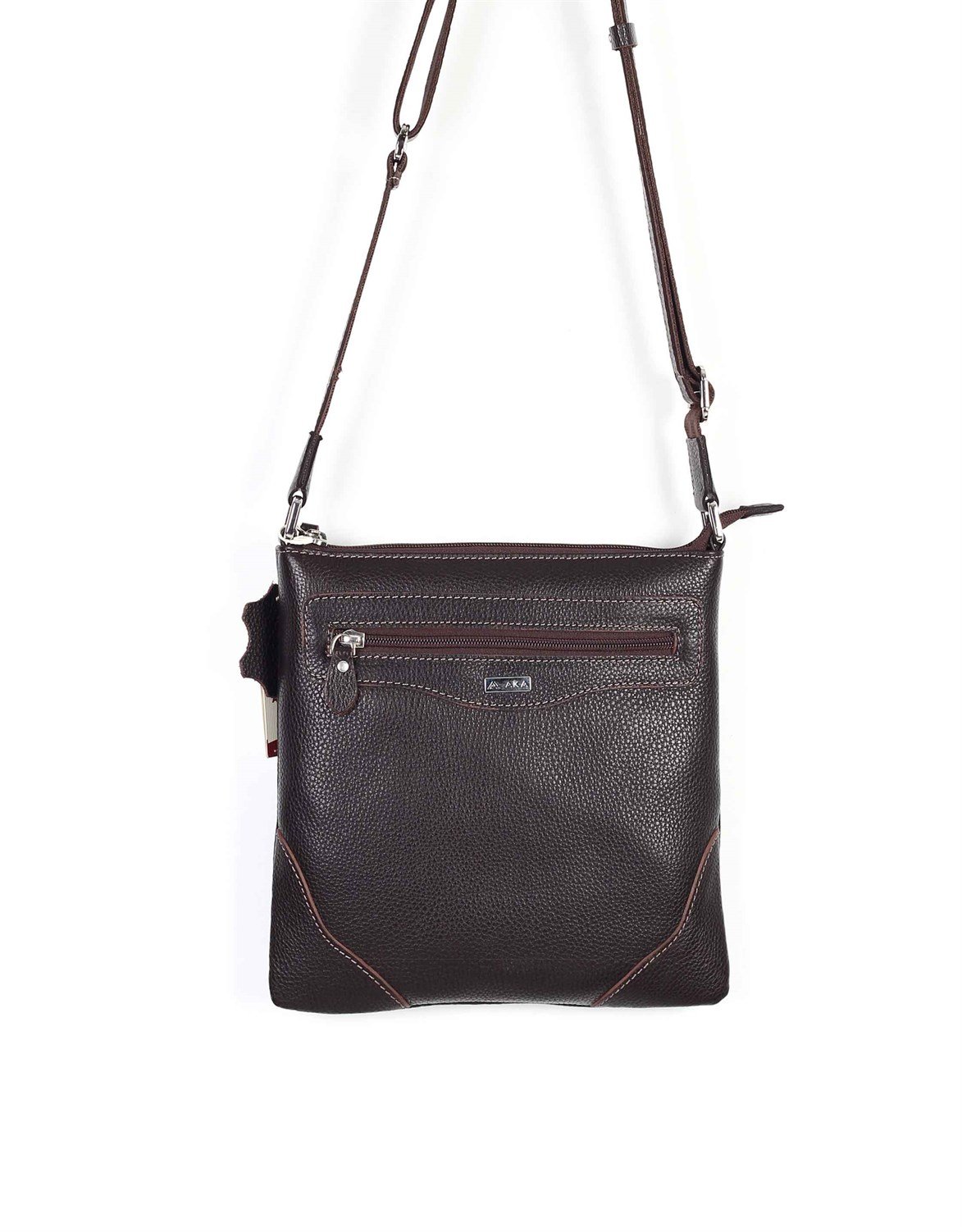 Genuine Leather Shoulder Bag - 315 - 4