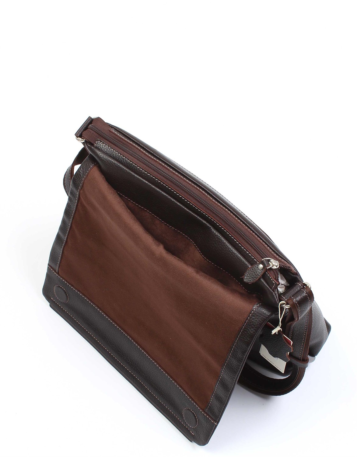 Genuine Leather Shoulder Bag - 312 - 4