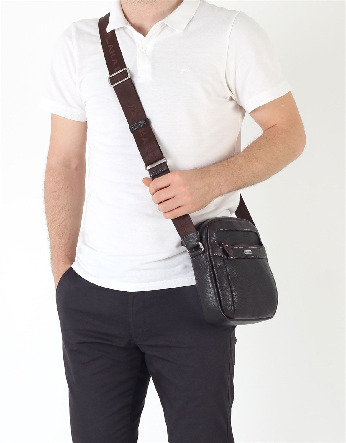 Genuine Leather Shoulder Bag - 379 - 4