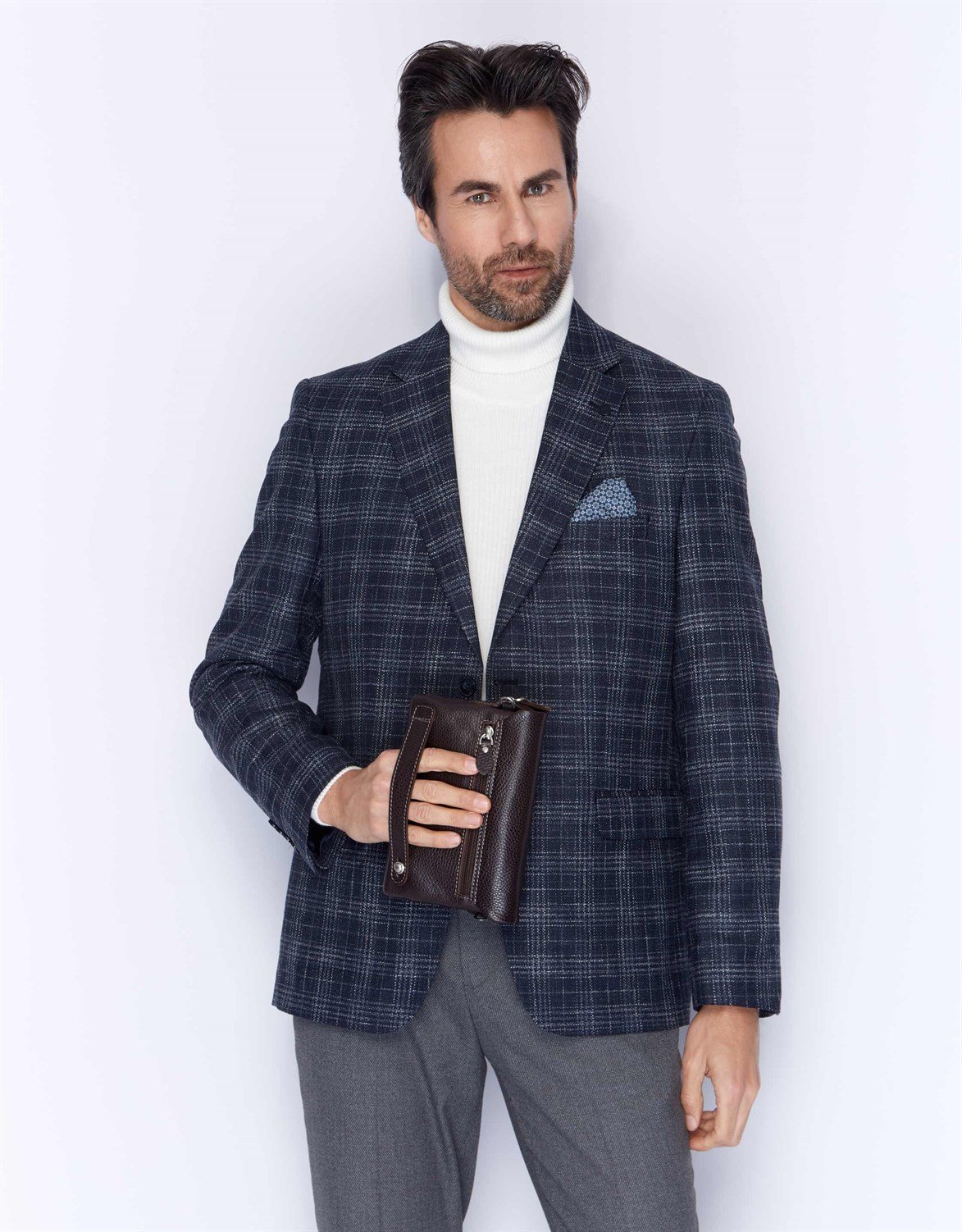 Floter Kahve - Deri El Çantası 337