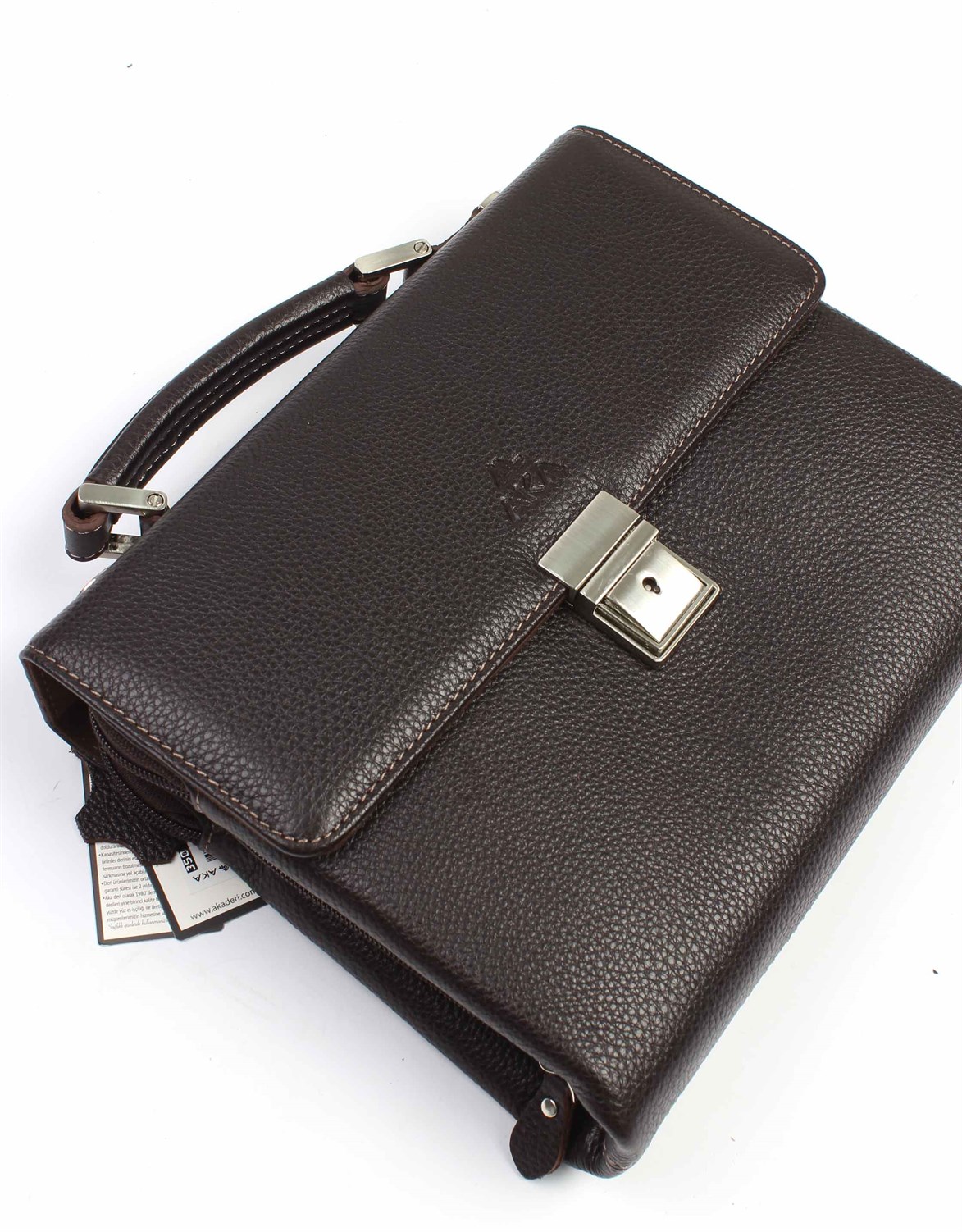 Floter Kahve - Deri Portföy Çantası 350