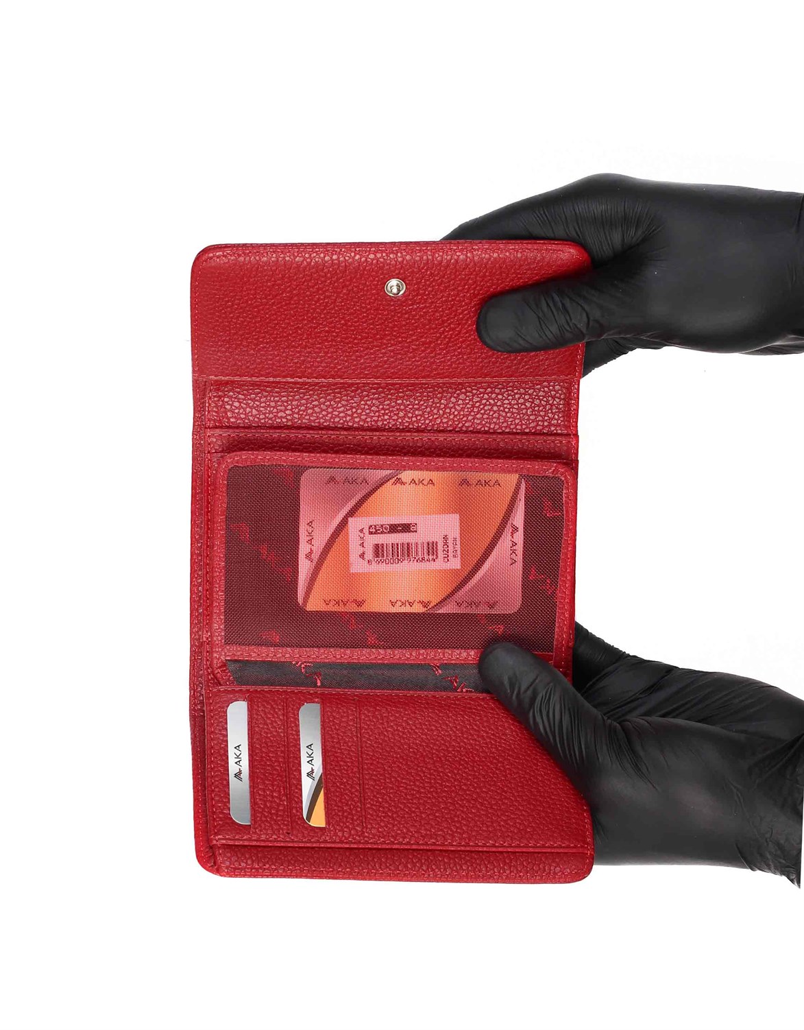 Floter Kırmızı - Deri Kadın Cüzdanı 450