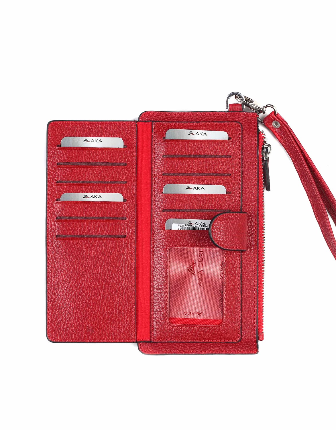 Floter Kırmızı - Deri Kadın Cüzdanı 451