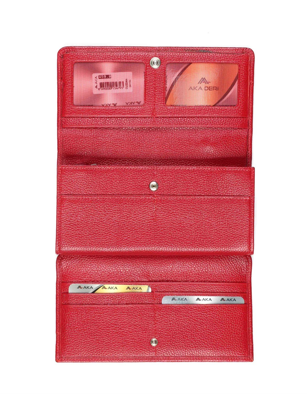 Genuine Leather Women's Wallet-459 - 8