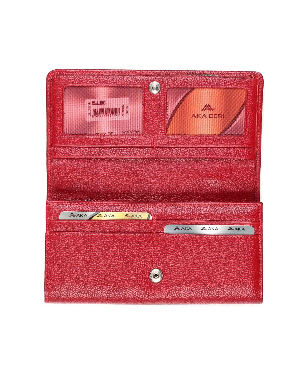 Genuine Leather Women's Wallet-459 - 8