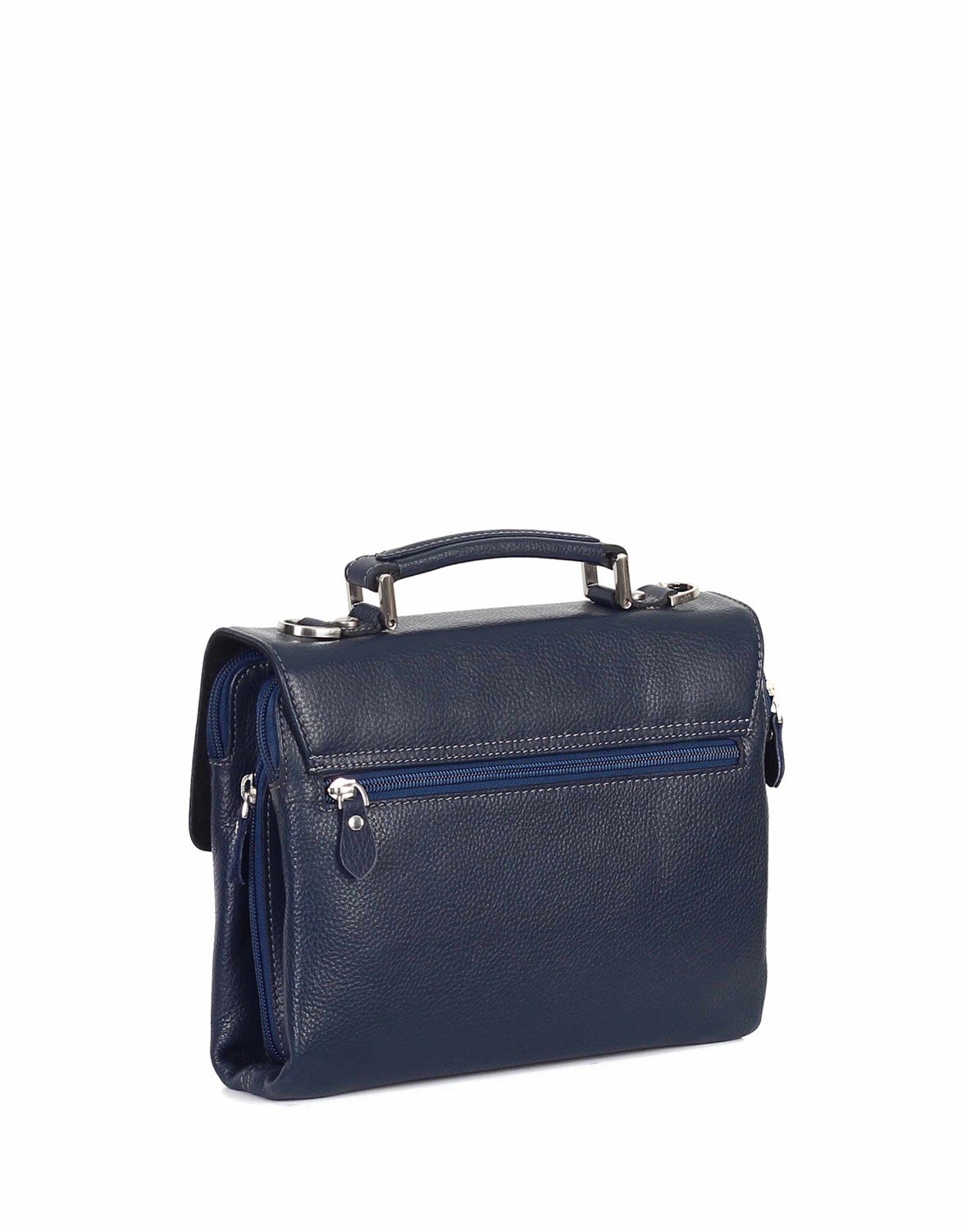 Floter Lacivert - Deri Portföy Çantası 350