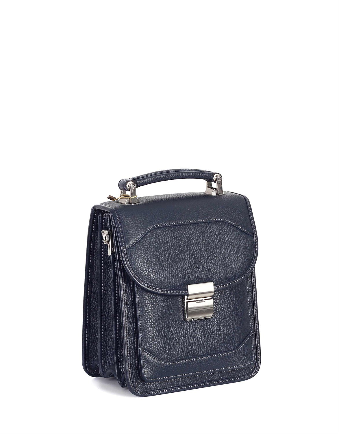 Floter Lacivert - Deri Portföy Çantası 300