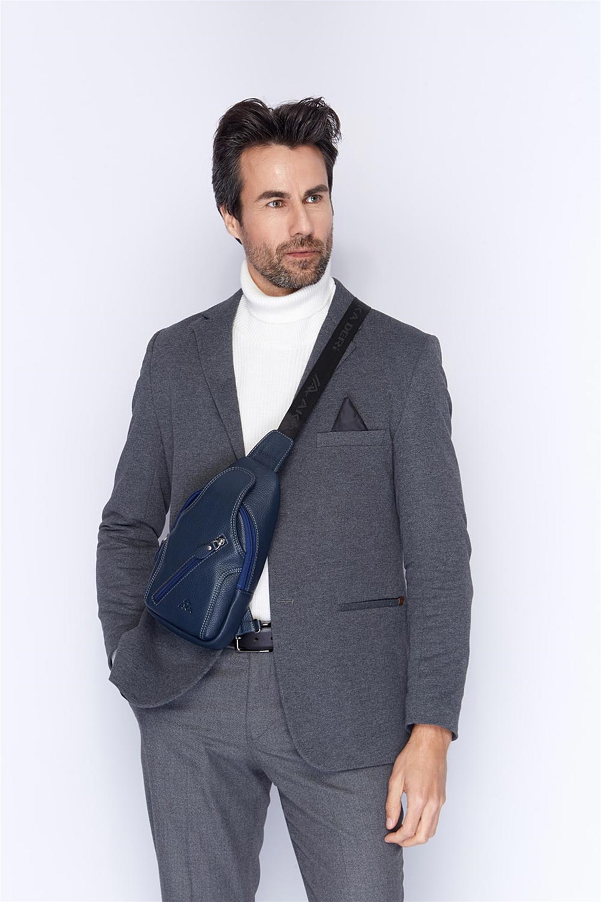 Genuine Leather Shoulder Bag - 313 - 17