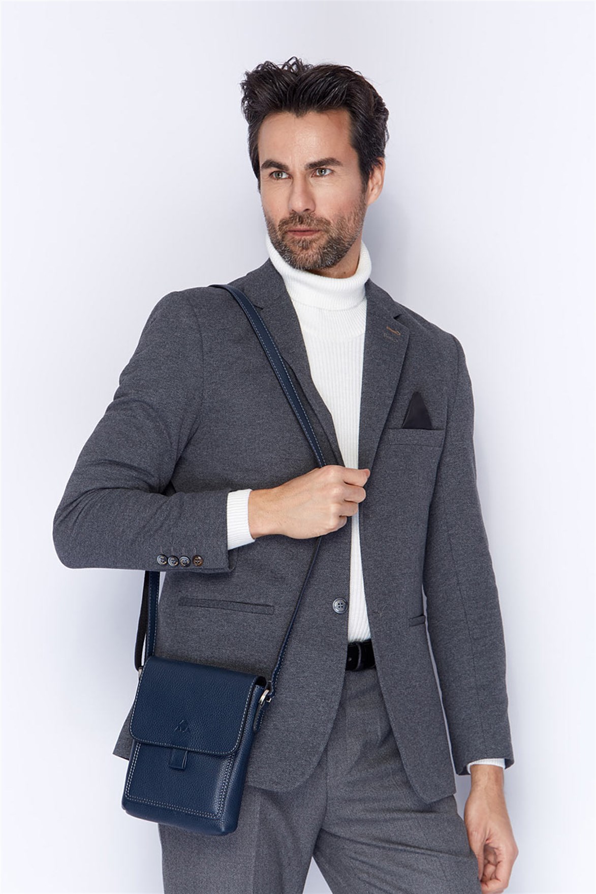 Genuine Leather Shoulder Bag - 321 - 17