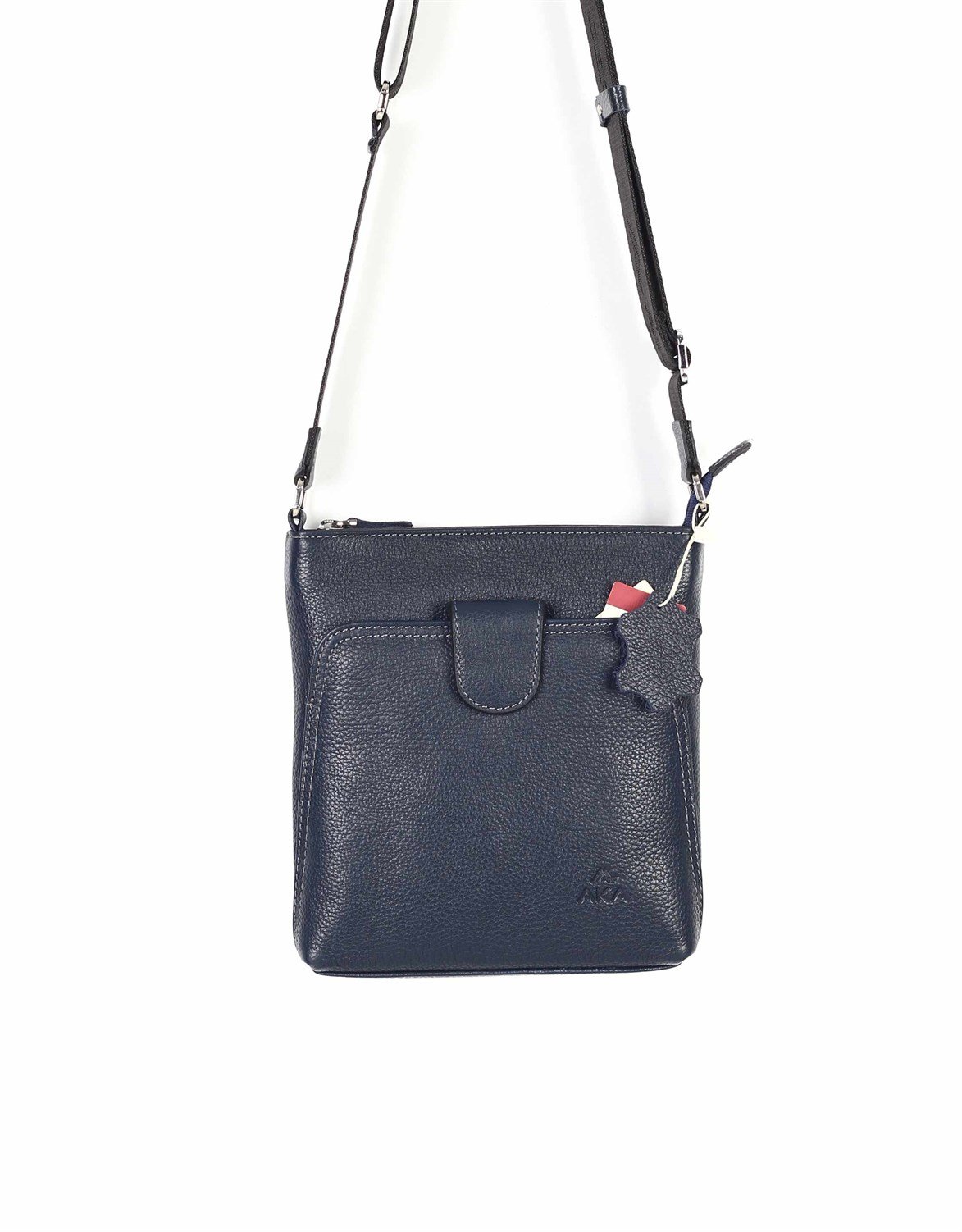 Genuine Leather Shoulder Bag - 316 - 17