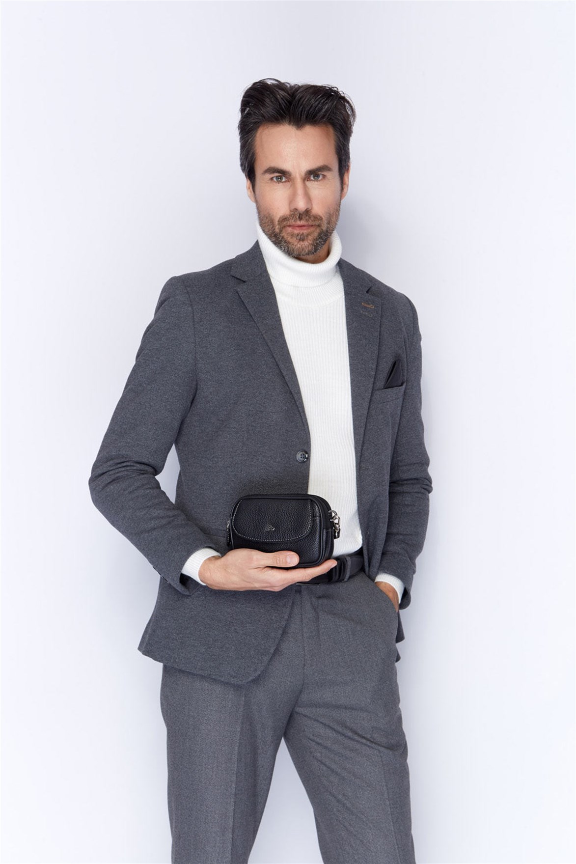 Floter Siyah - Deri El Çantası 111