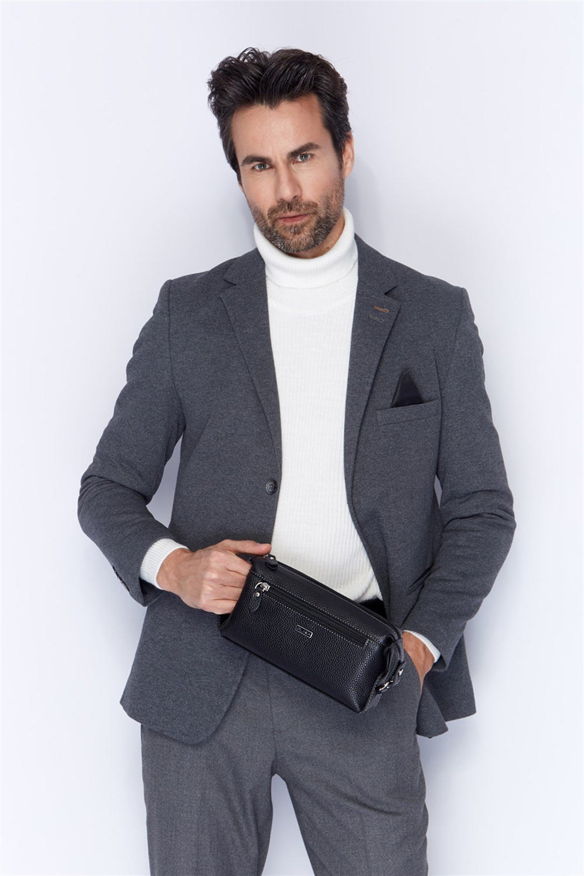 Floter Siyah - Deri El Çantası 116