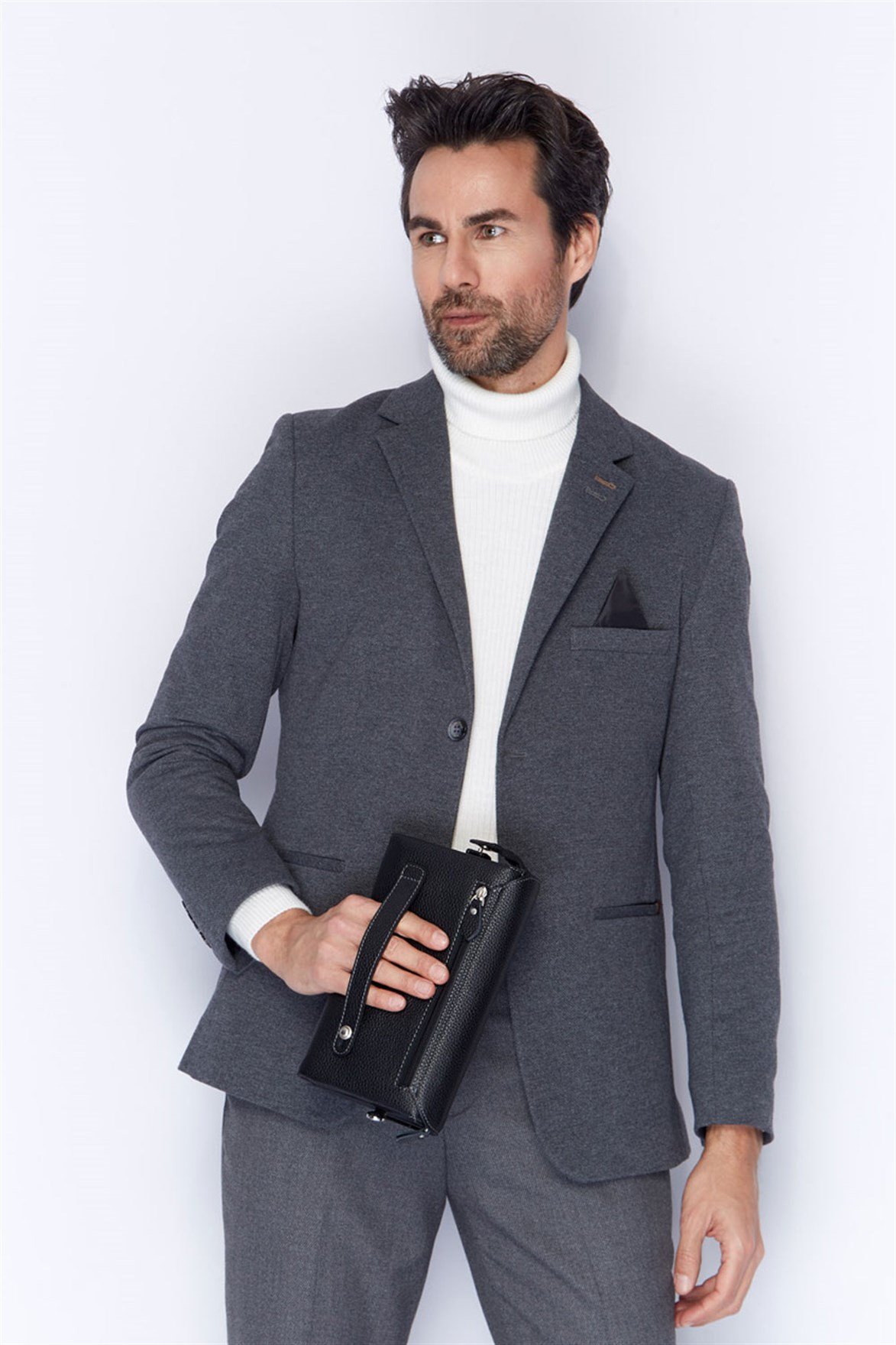 Floter Siyah - Deri El Çantası 309