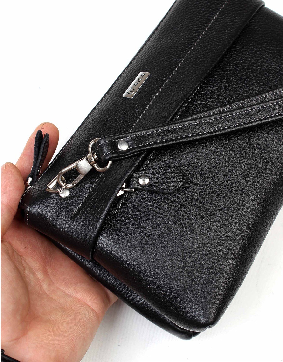 Genuine Leather Handbag - 338 - 2