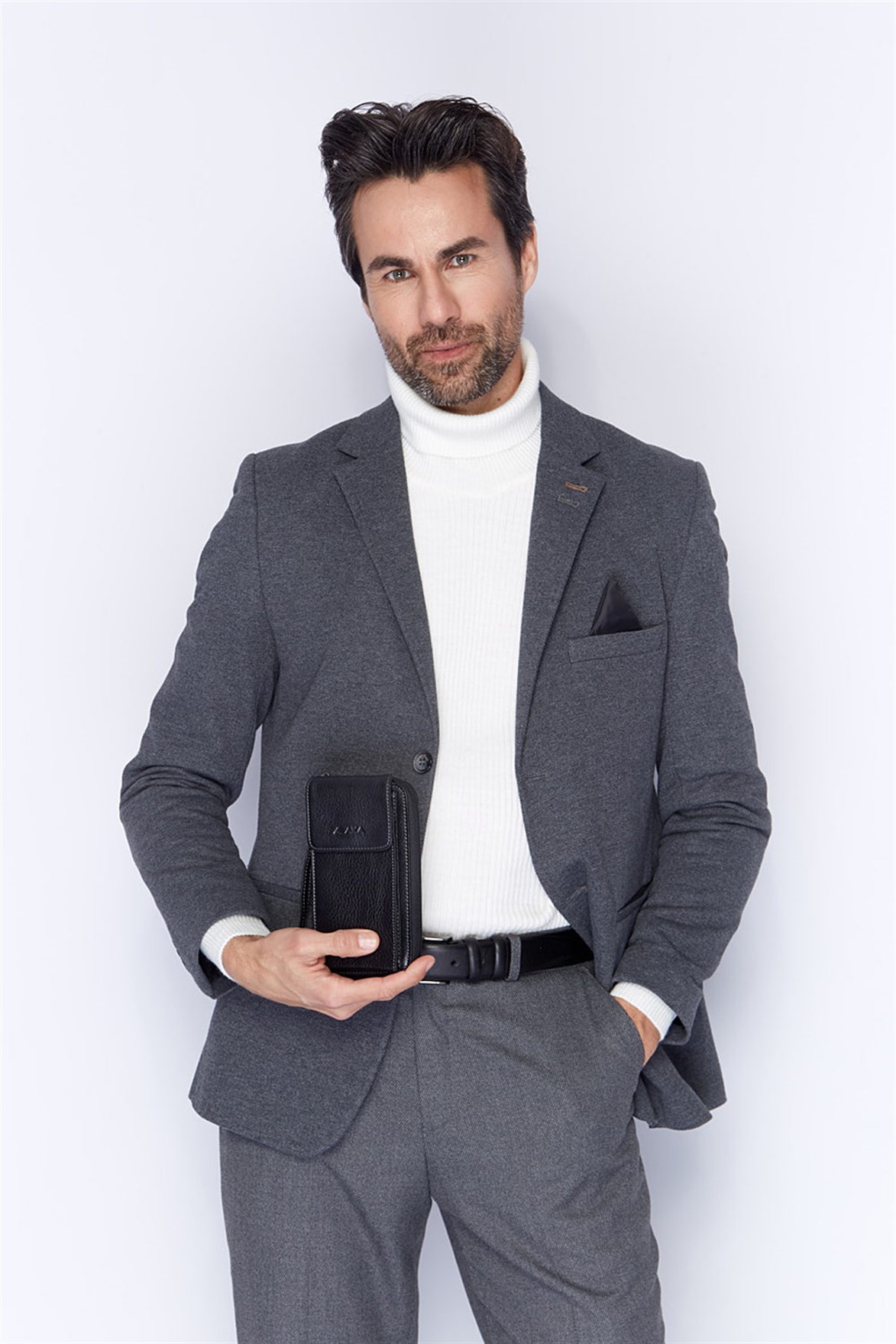 Floter Siyah - Deri El Çantası 850