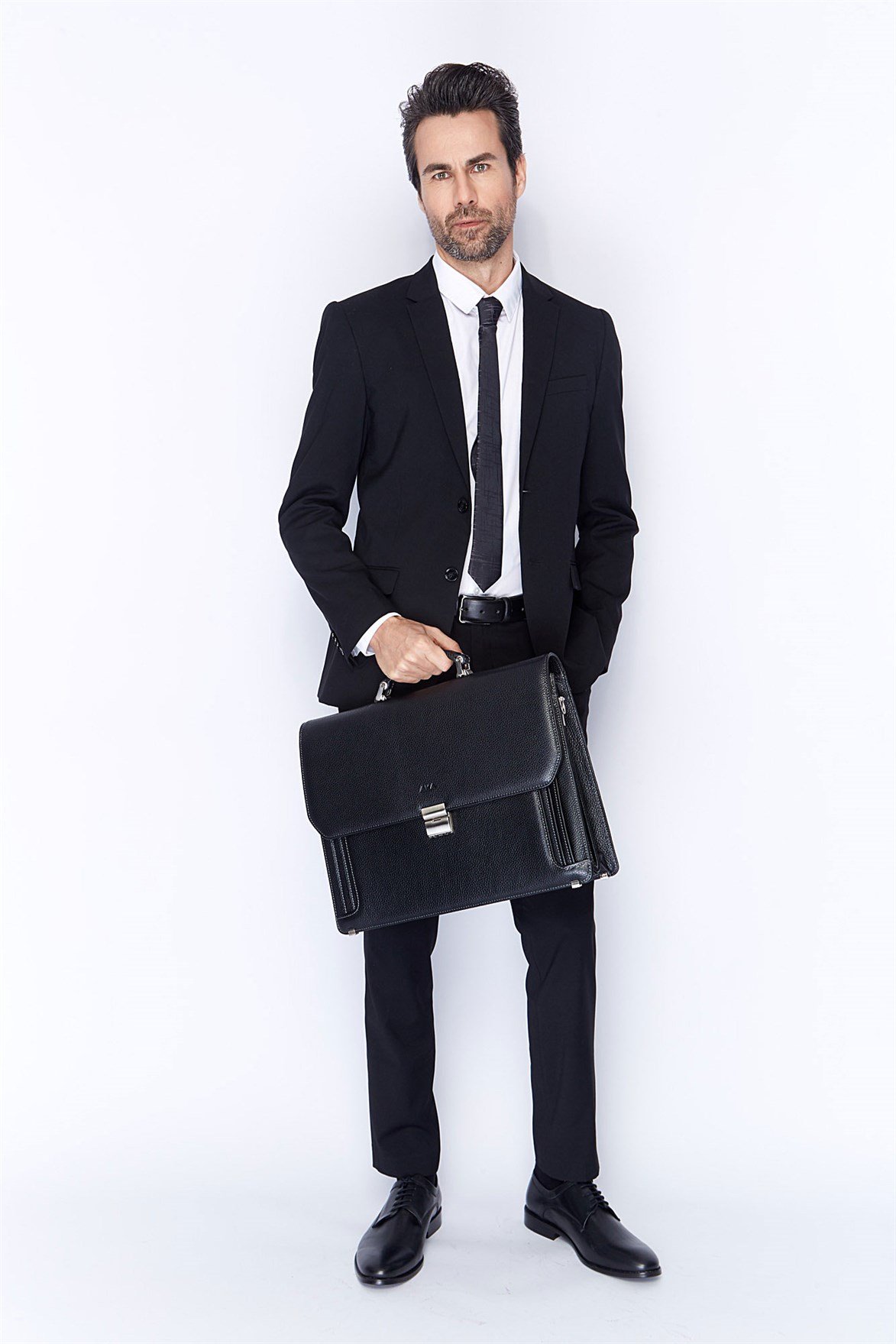 Genuine Leather Briefcase - 270 - 2