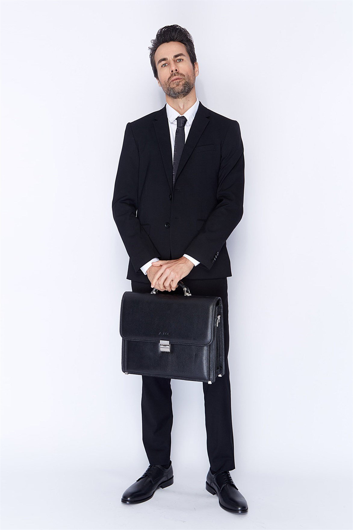 Genuine Leather Briefcase - 290 - 2