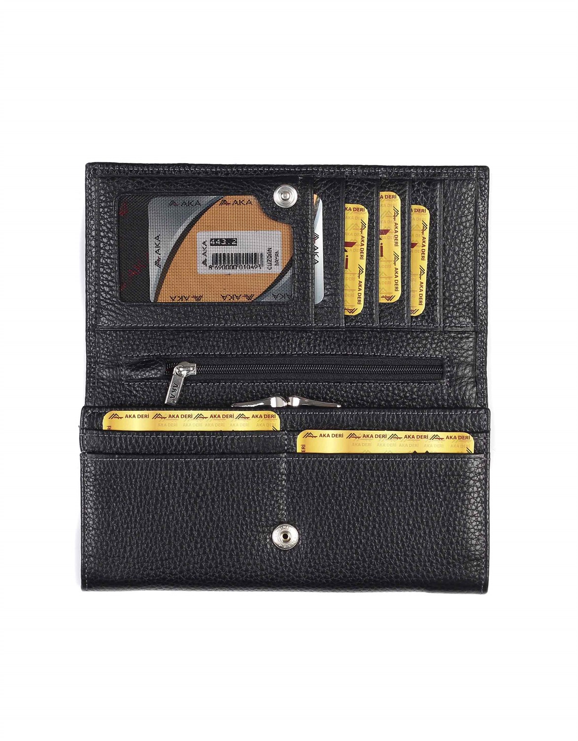 Genuine Leather Women's Wallet-443 - 2