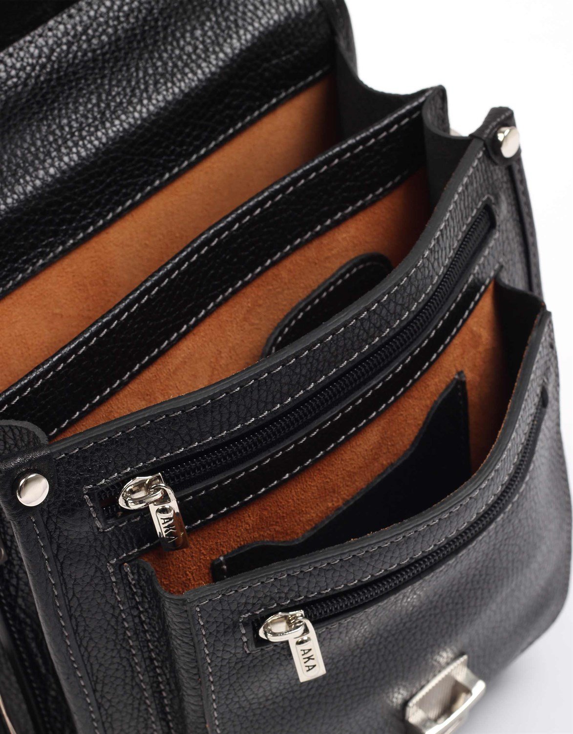 Floter Siyah - Deri Portföy Çantası 204