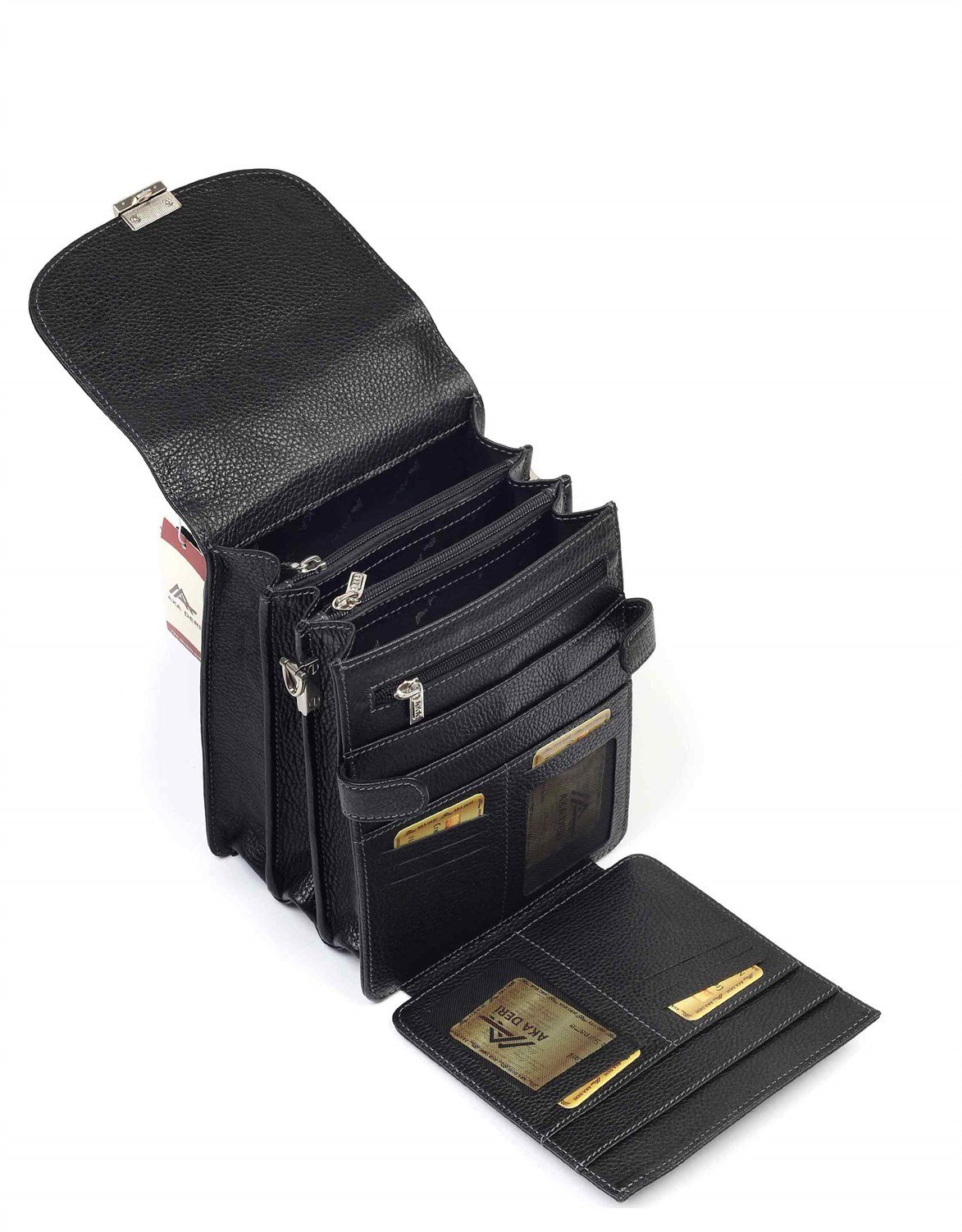 Genuine Leather Portfolio Bag - 301 - 2