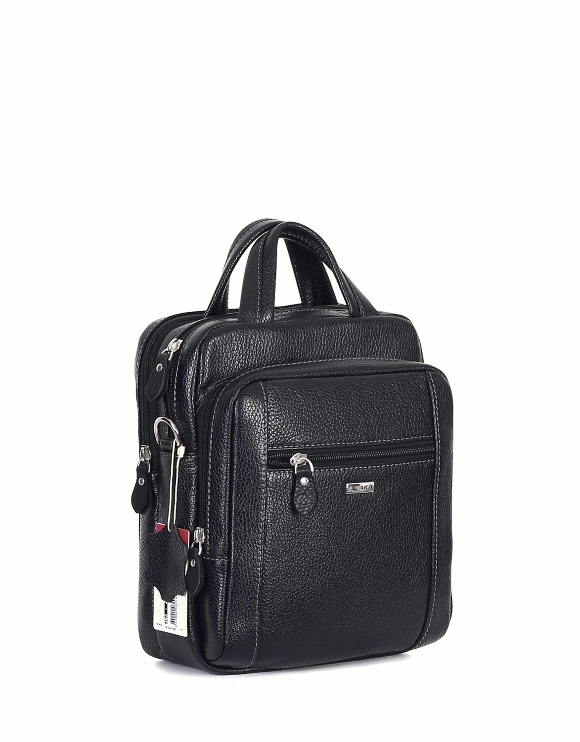 Floter Siyah - Deri Portföy Çantası 302