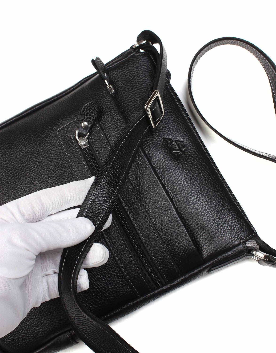 Genuine Leather Shoulder Bag - 343 - 2