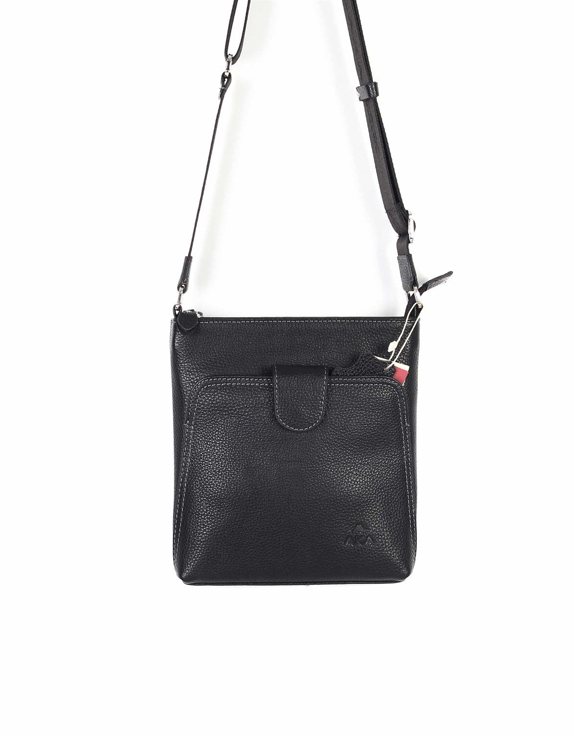Genuine Leather Shoulder Bag - 316 - 2