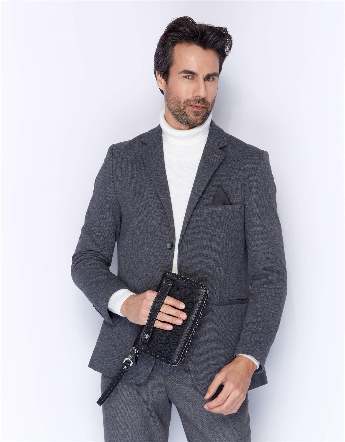 Floter Siyah - Deri El Çantası 331