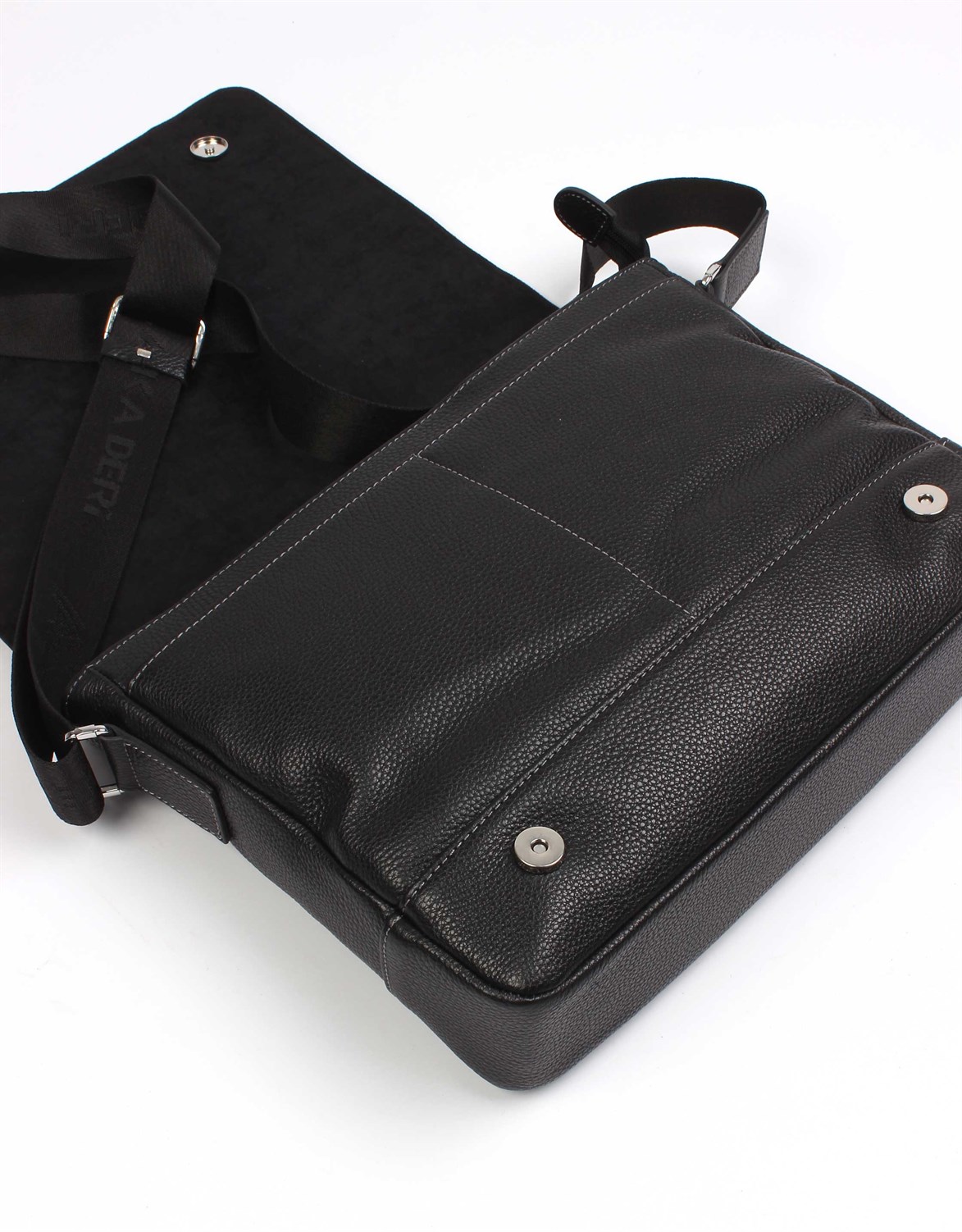 Floter Siyah - Omuzdan Askılı Deri Çanta 385