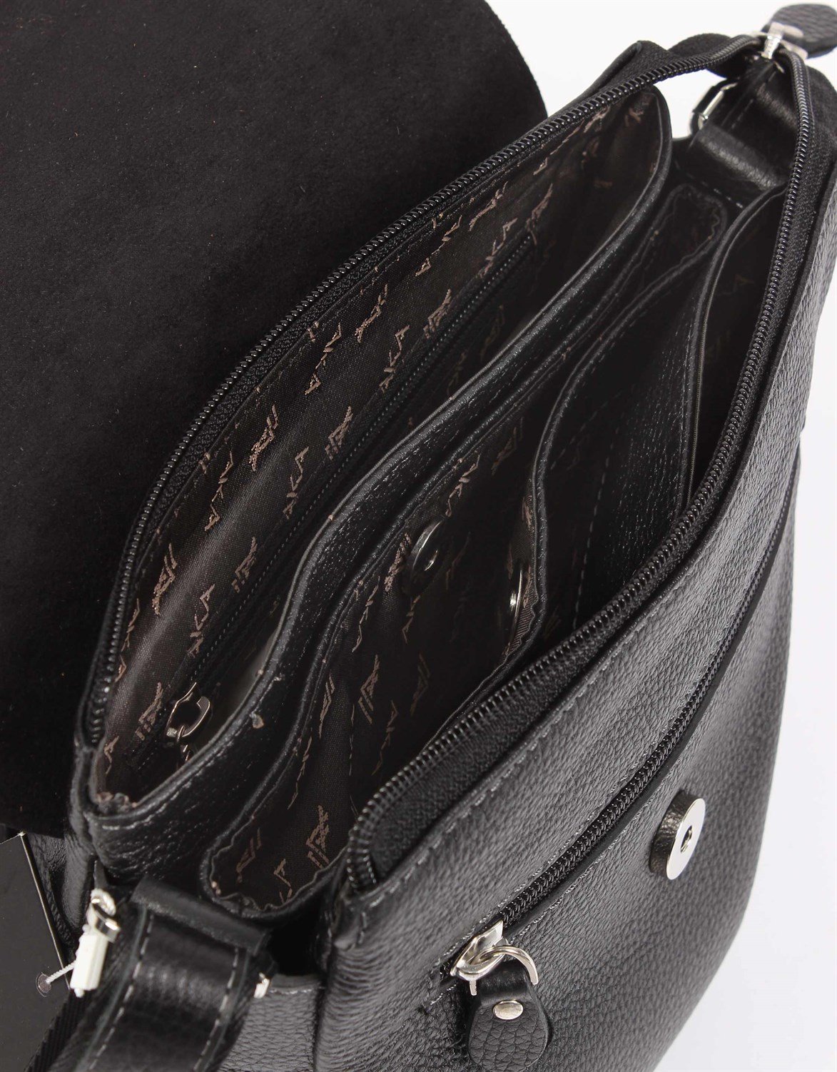 Floter Siyah - Omuzdan Askılı Deri Çanta 360