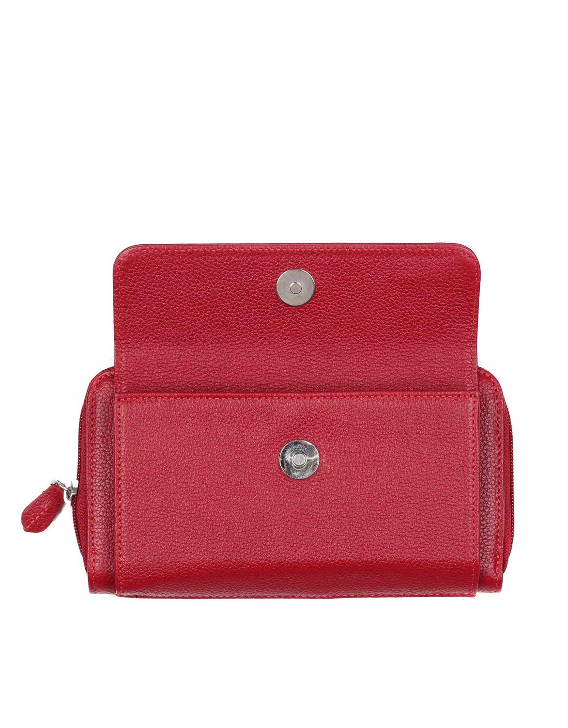 Flotör Kırmızı Deri Kadın Cüzdanı (429-8)