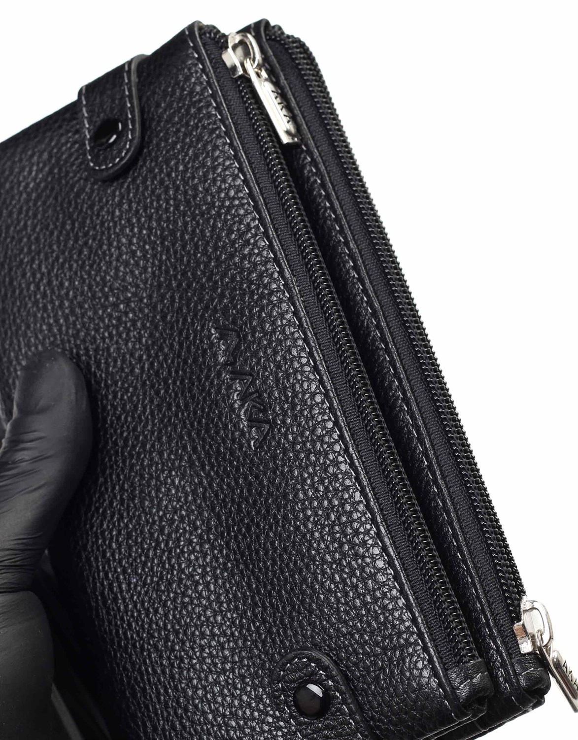 Genuine Leather Women's Wallet-400 - 2