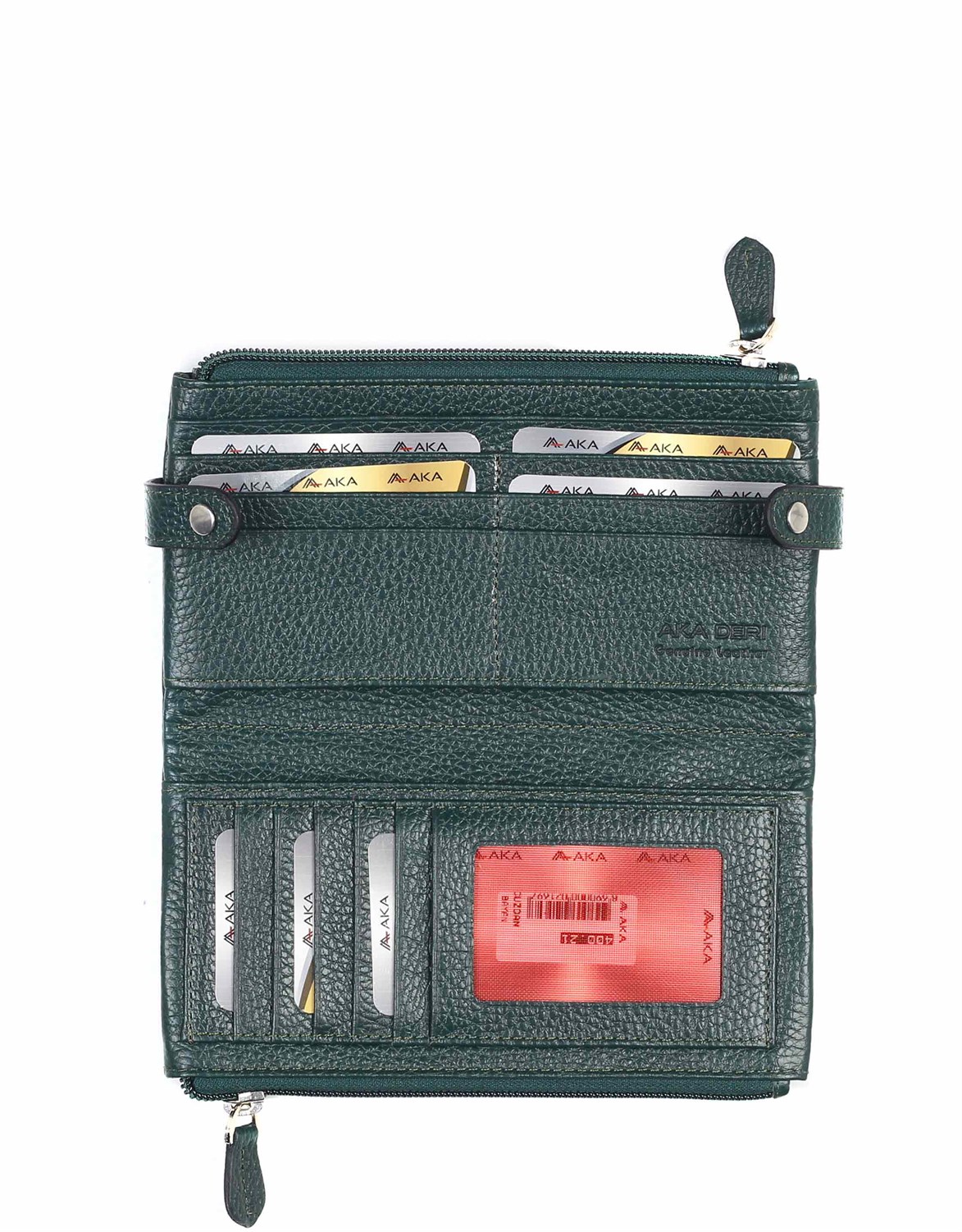 Genuine Leather Women's Wallet-400 - 21