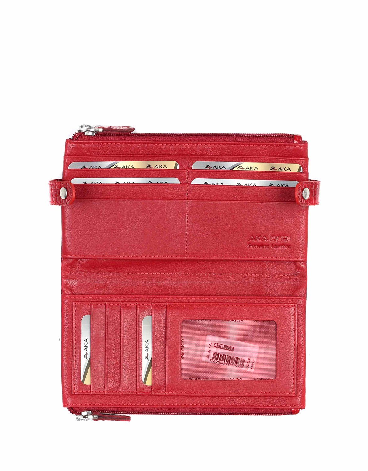 Genuine Leather Women's Wallet-400 - 71