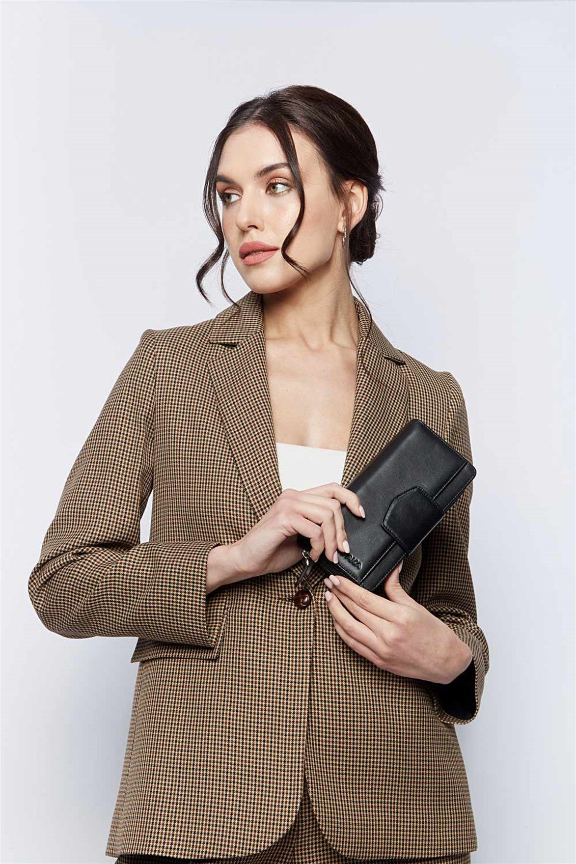 Genuine Leather Women's Wallet-428 - 1