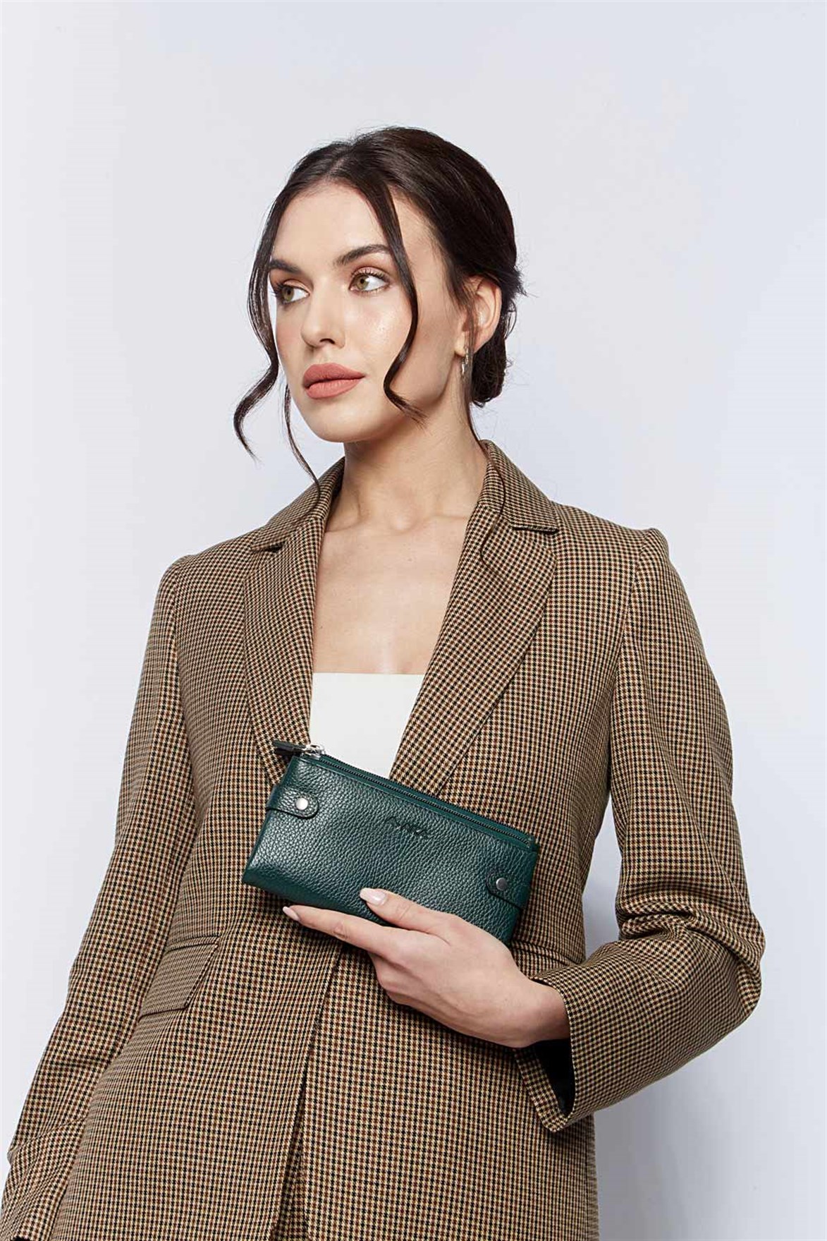 Genuine Leather Women's Wallet-400 - 21