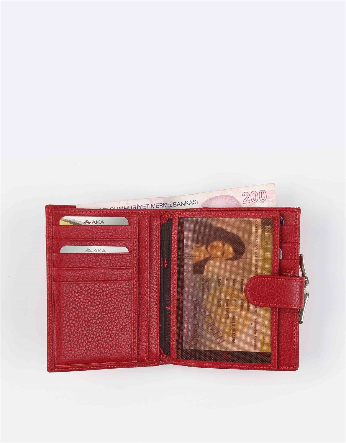 Genuine Leather Women's Wallet-410 - 8