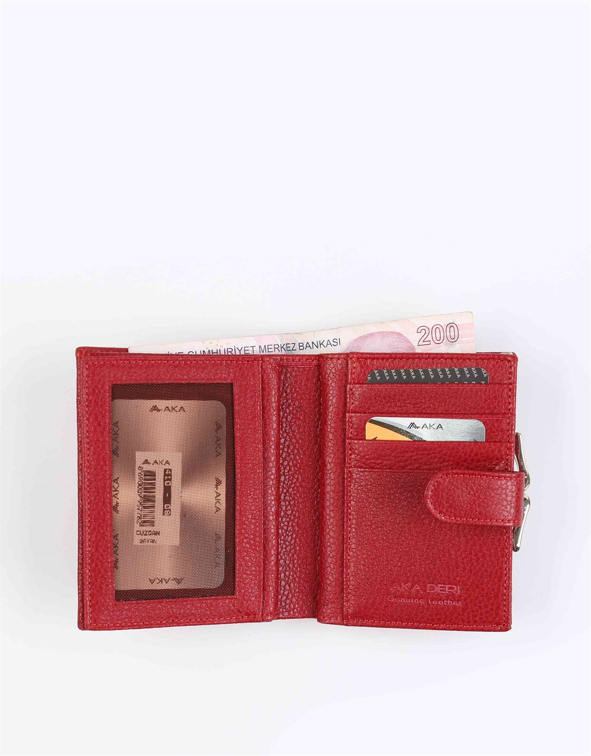 Genuine Leather Women's Wallet-410 - 8