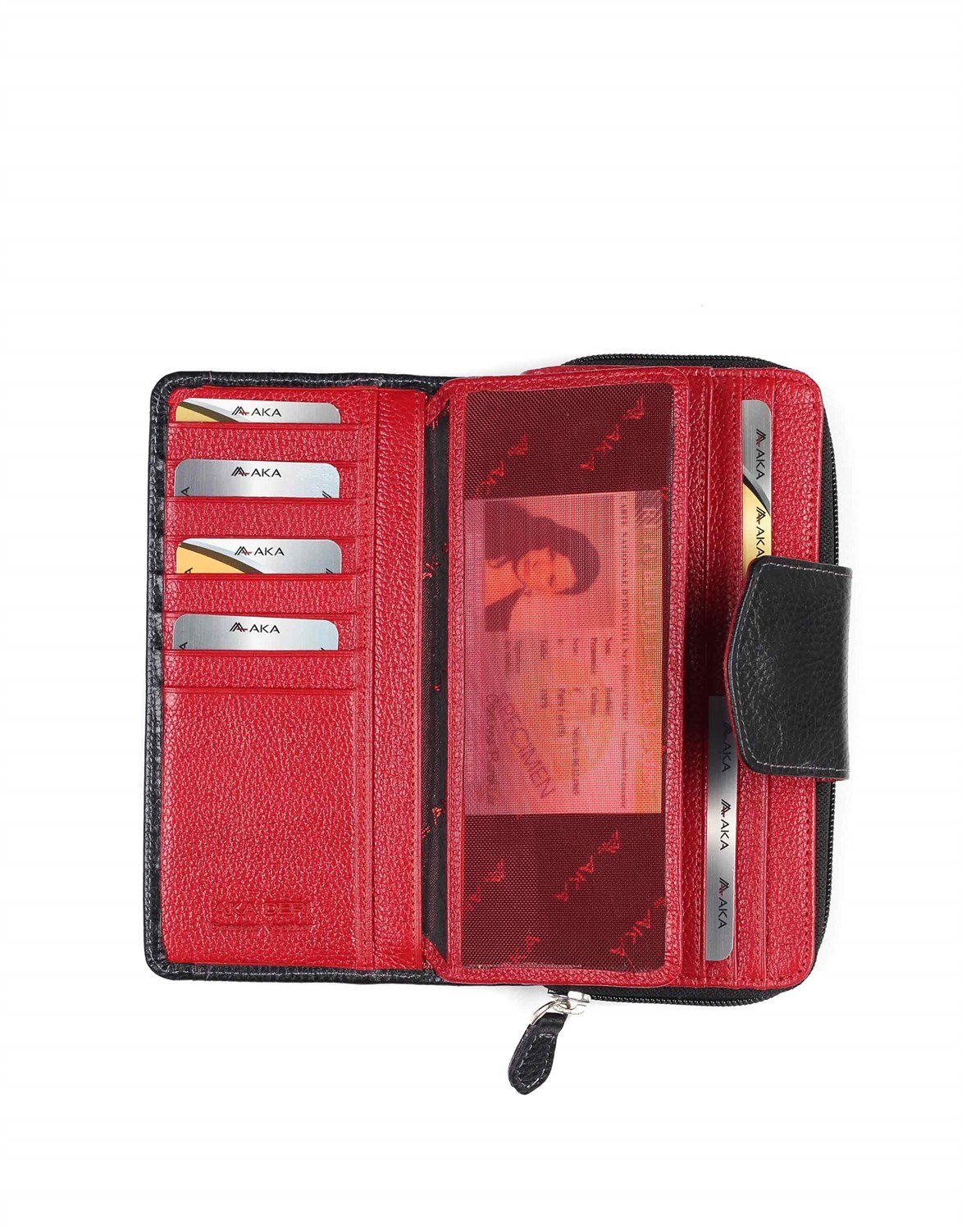 Genuine Leather Women's Wallet-428 - 2/8