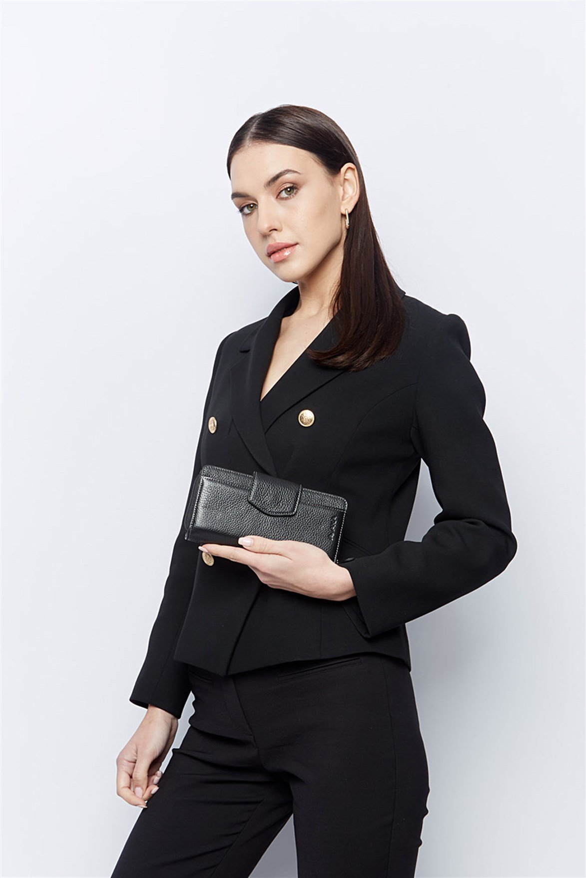 Genuine Leather Women's Wallet-428 - 2/8