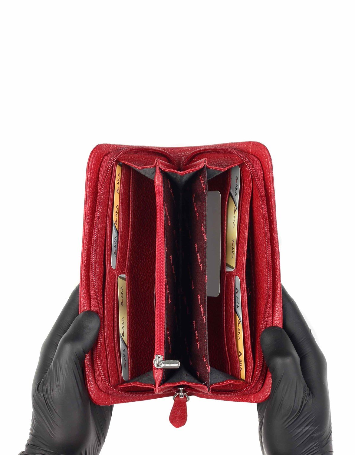 Genuine Leather Women's Wallet-436 - 8