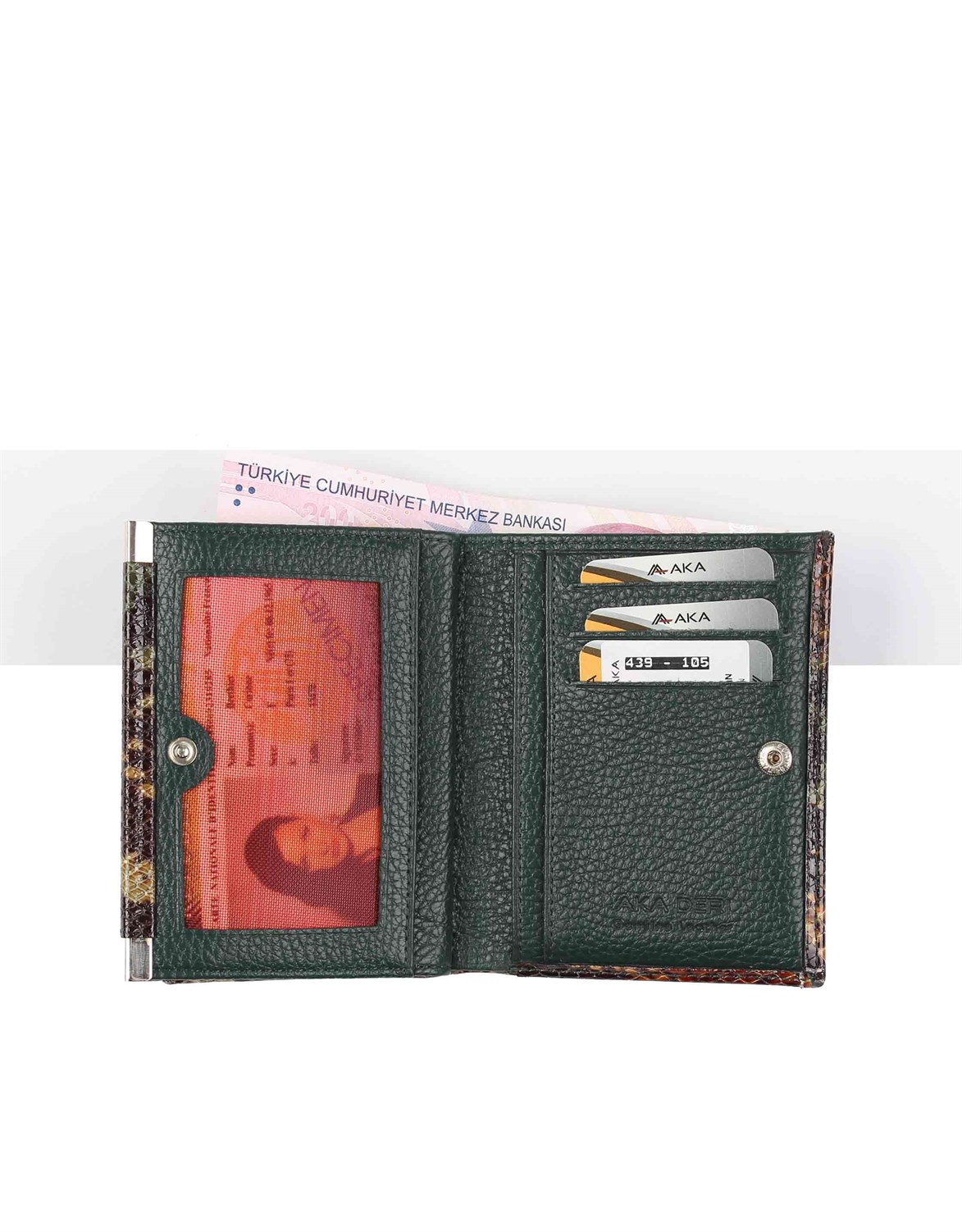 Genuine Leather Women's Wallet-439 - 105